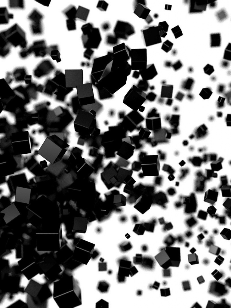Black 3d Wallpaper For Ipad - HD Wallpaper 