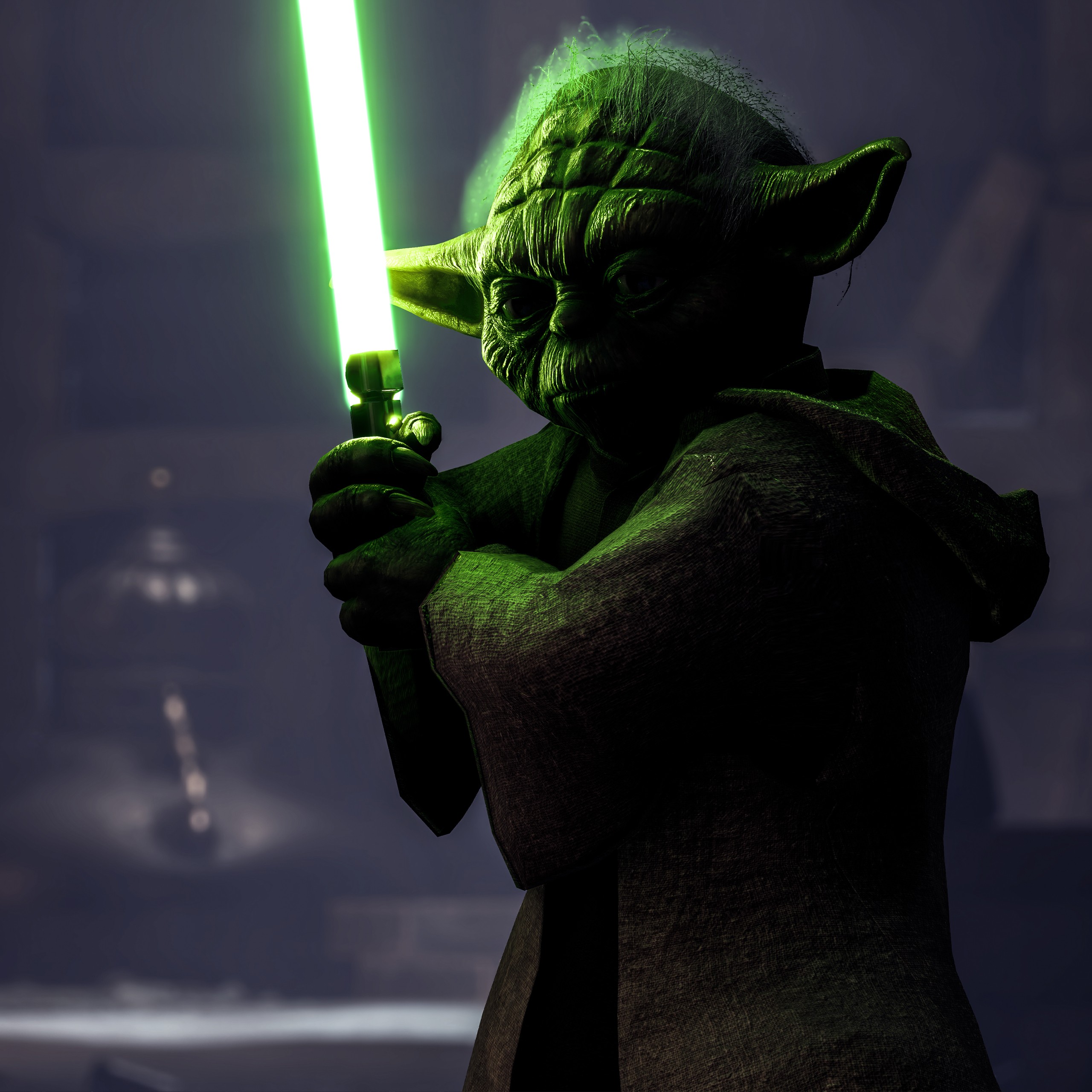 Star Wars Yoda Wallpaper 4k - HD Wallpaper 