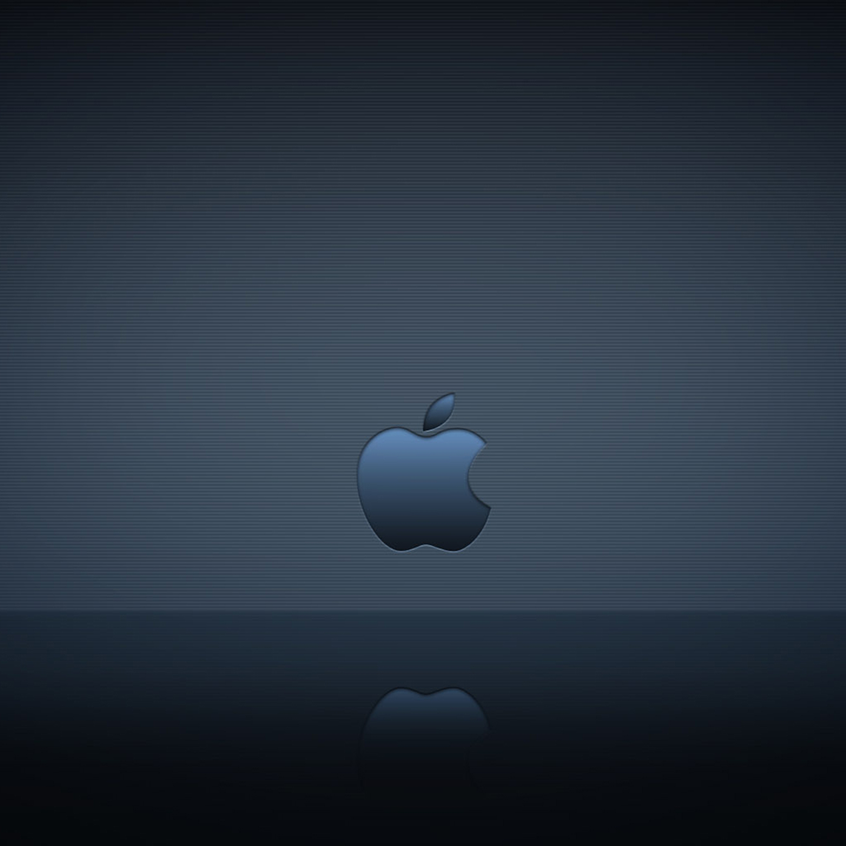 Apple Logo Reflection Ipad Wallpaper - Granny Smith - HD Wallpaper 