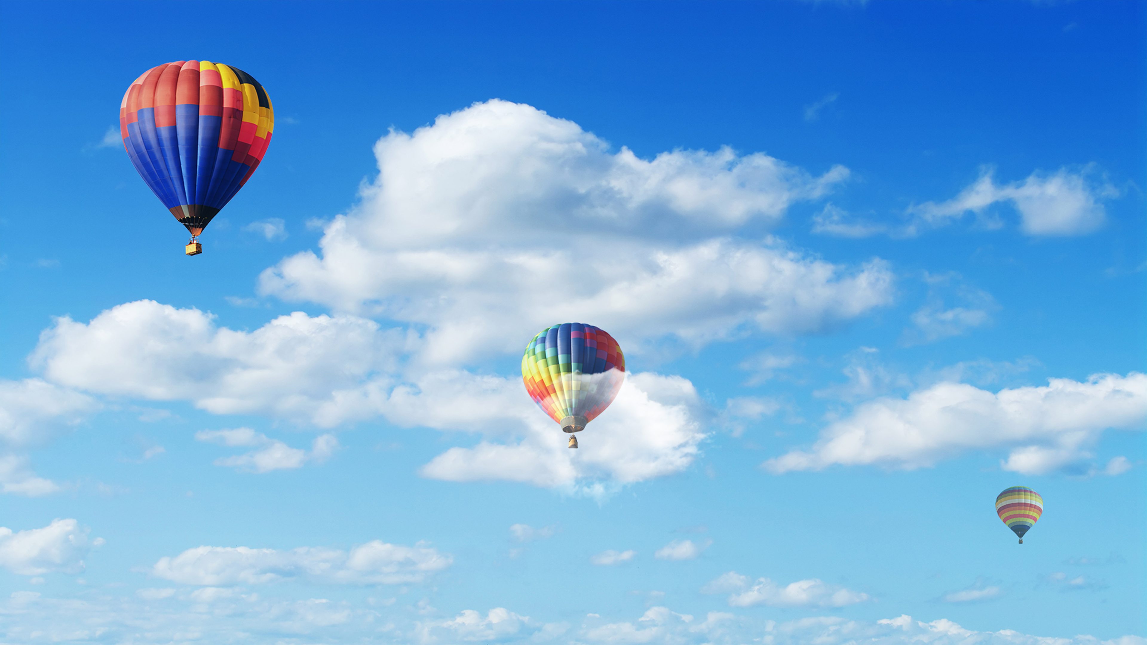 Colorful Hot Air Balloons 4k Wallpapers - Hot Air Balloons 4k - HD Wallpaper 