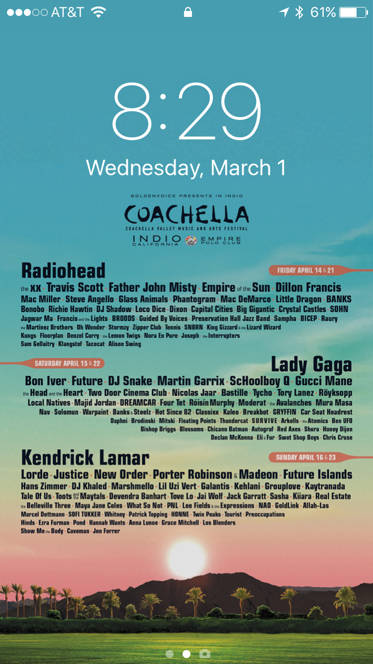 Coachella 2017 Poster - HD Wallpaper 