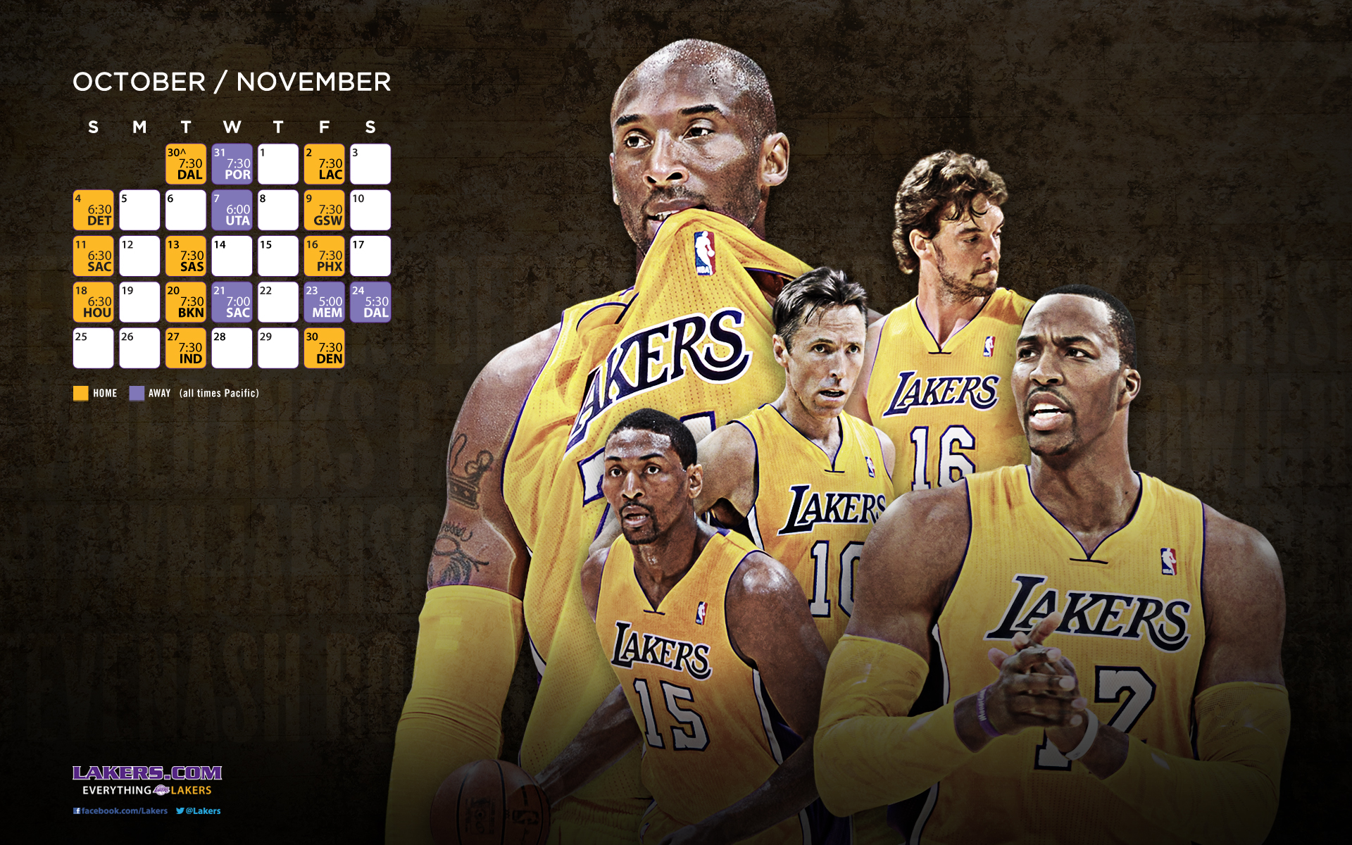 Lakers Wallpaper Hd - HD Wallpaper 