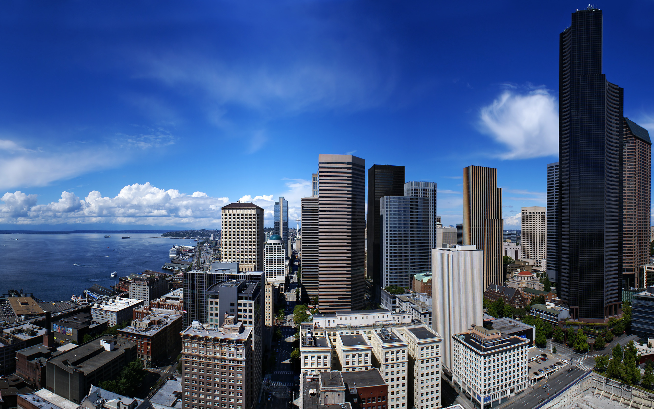 Seattle City United States 
 Data-src /w/full/6/c/4/194291 - Downtown Seattle - HD Wallpaper 