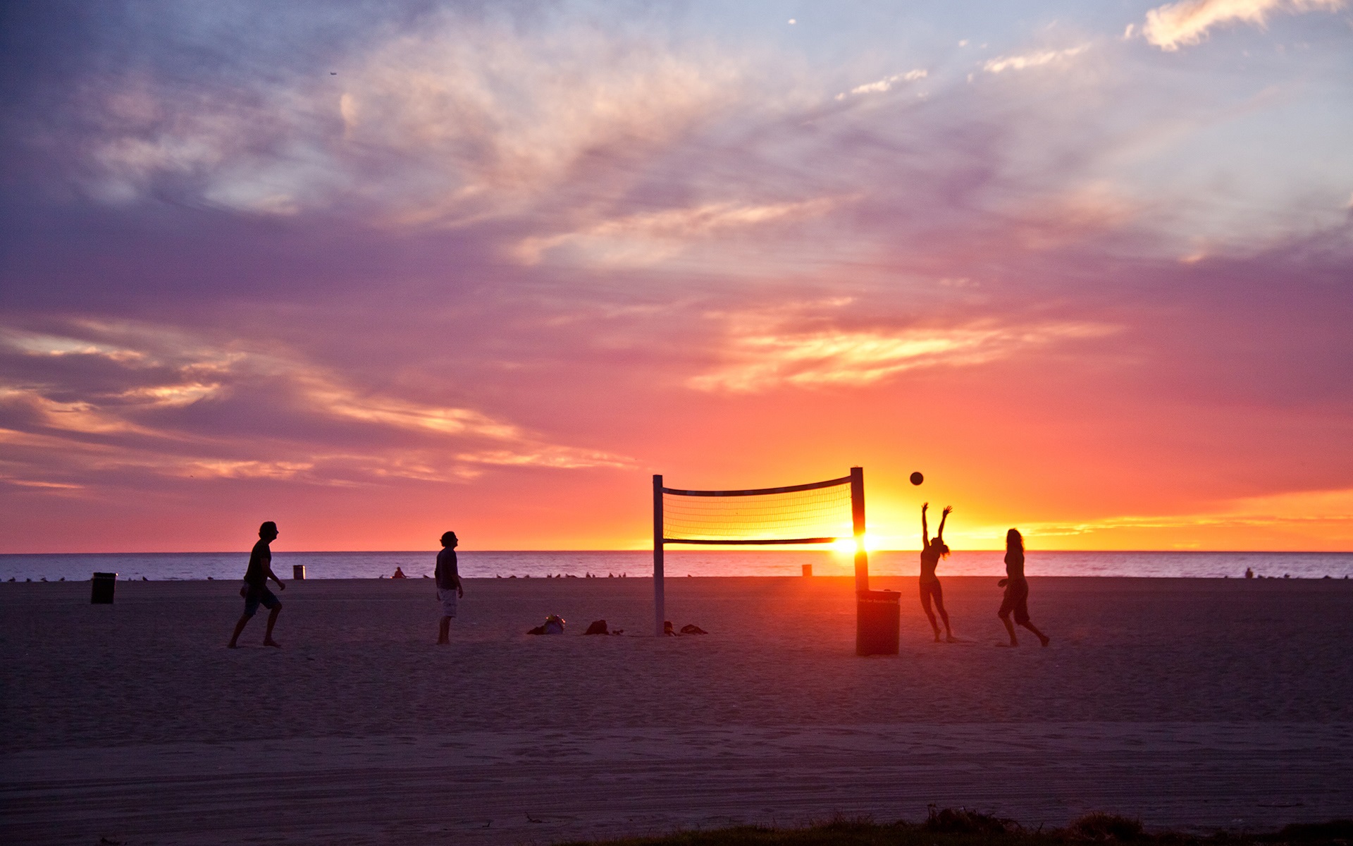 Los Angeles Beach - HD Wallpaper 
