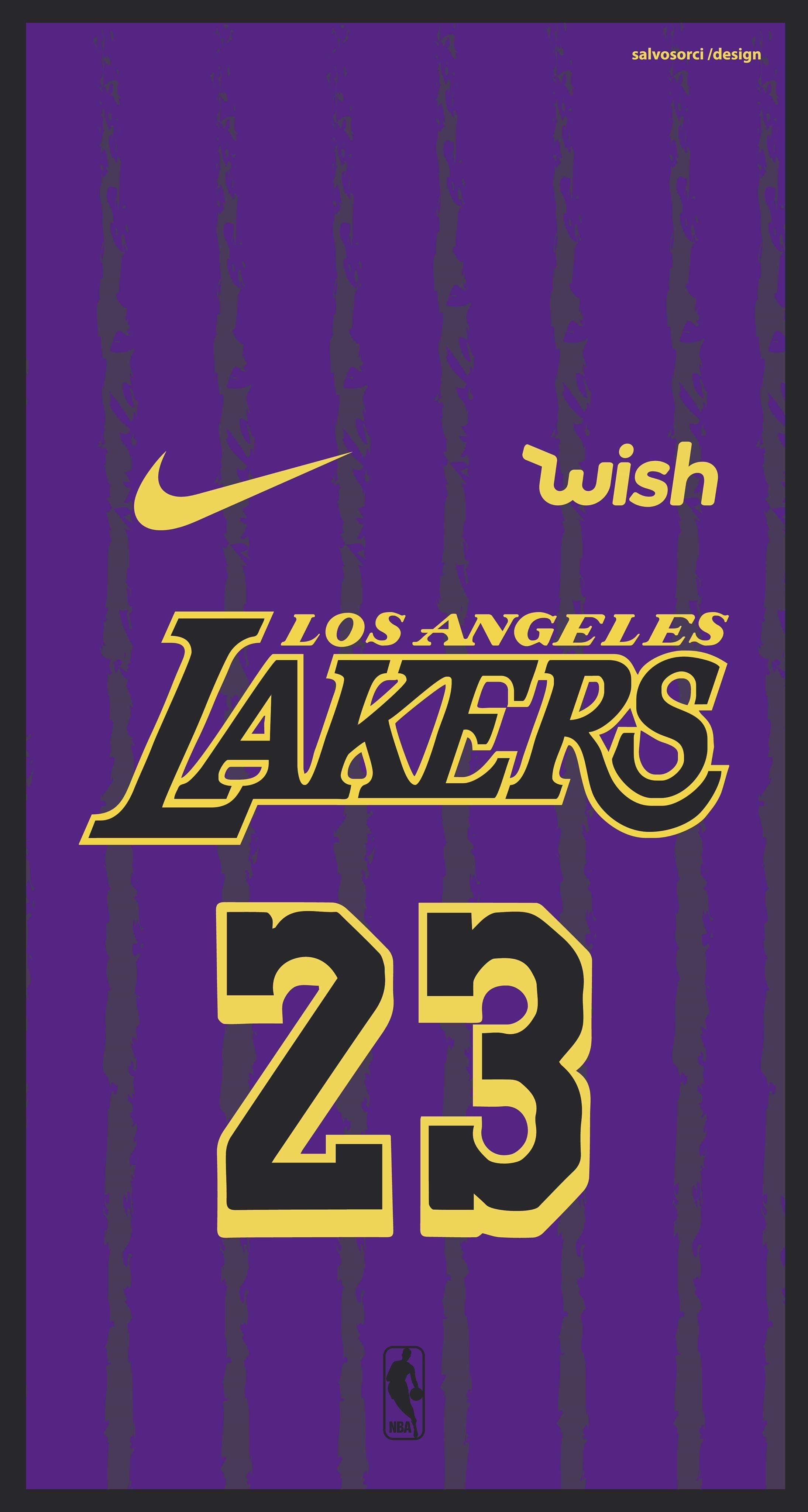 logos and uniforms of the los angeles lakers