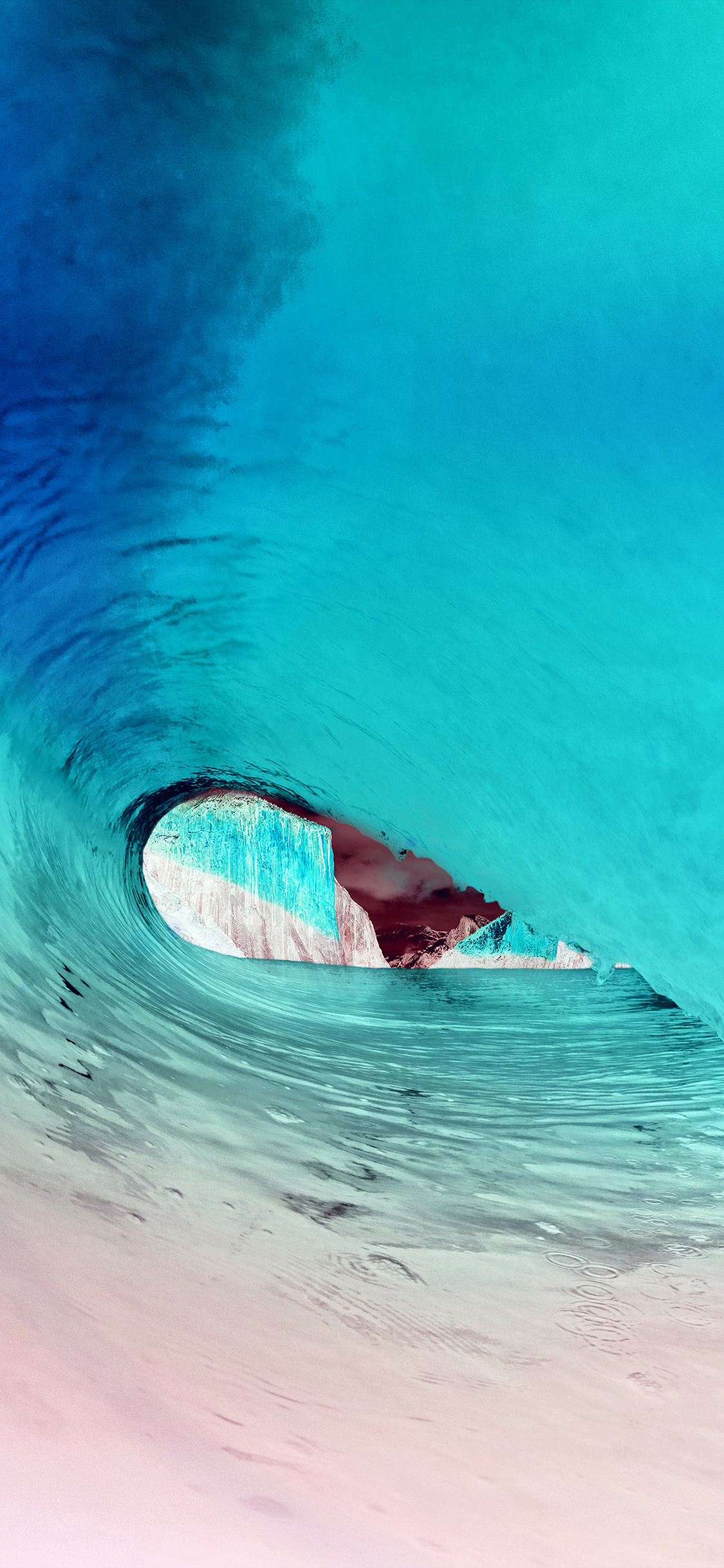 Com Apple Iphone Wallpaper Mw07 Apple Osx Yosemite - Iphone Xs Max Wallpaper Waves - HD Wallpaper 