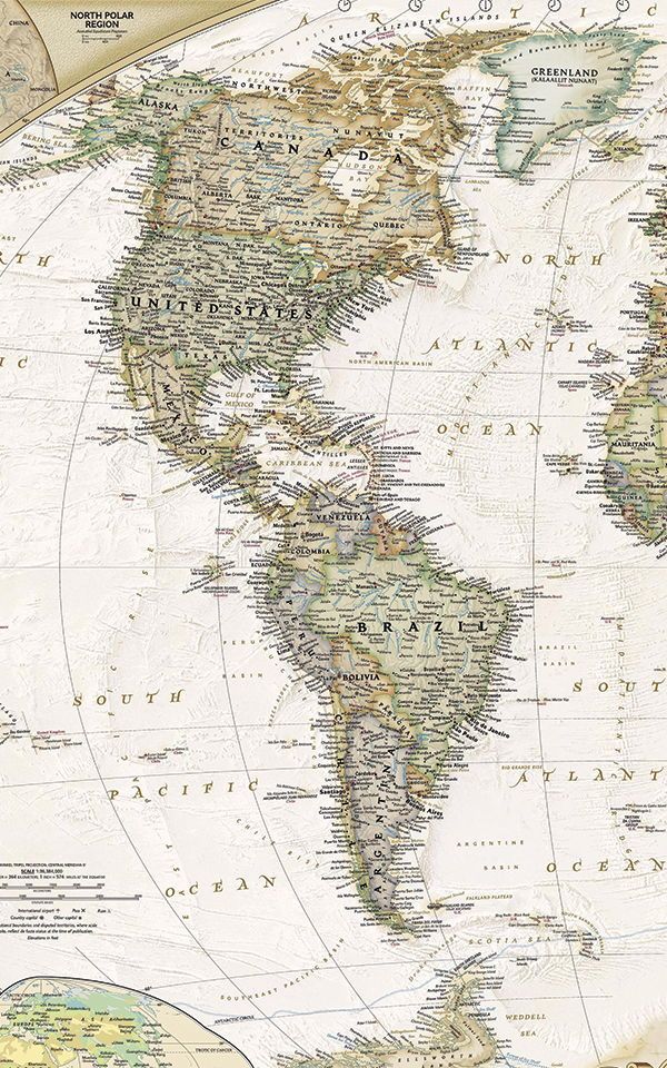 National Geographic World Map - HD Wallpaper 