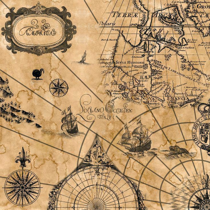 #s1bsher Antique Nautical Map Wallpaper Px - Vintage Sailing Map - HD Wallpaper 