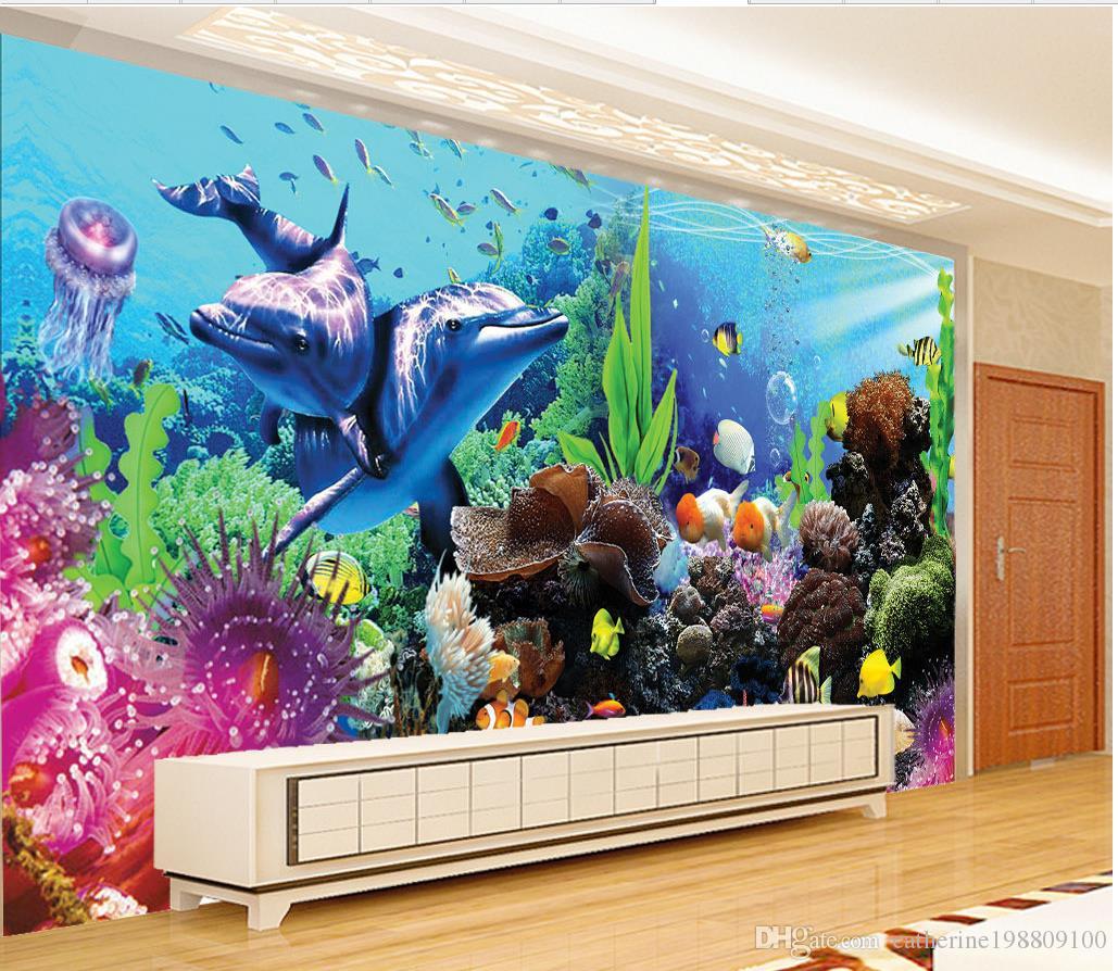 3d Aquarium Wallpaper For Walls Image Num 9