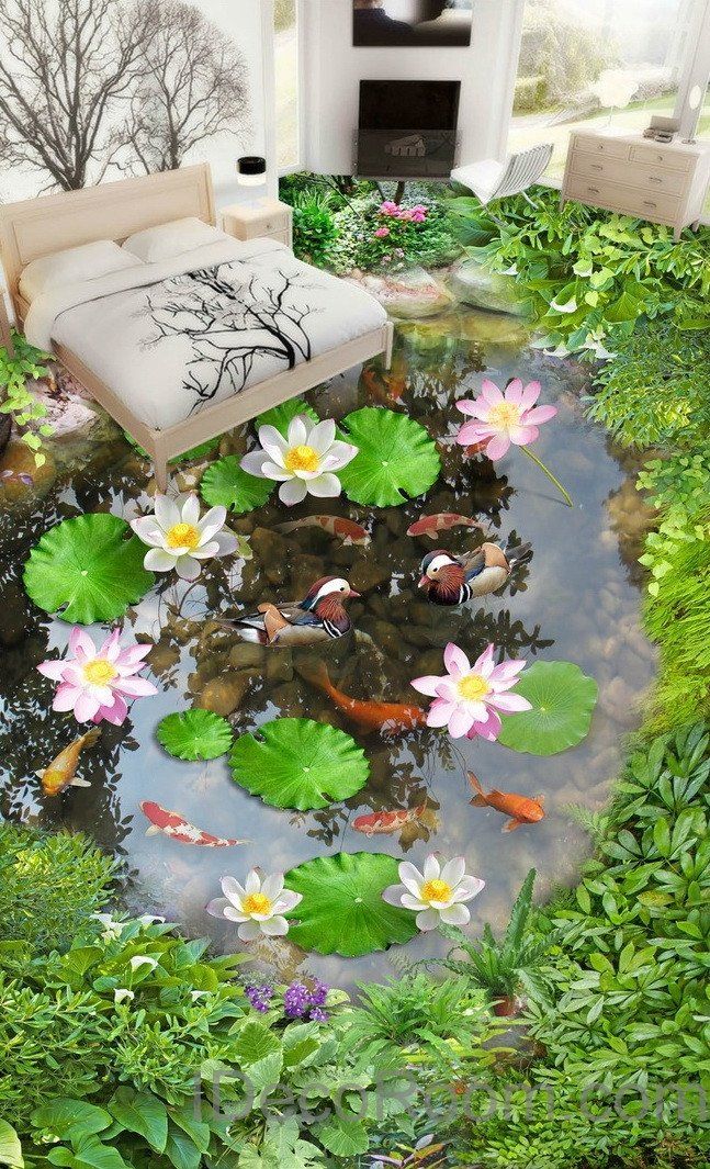 Small Lotus Pond At Home - HD Wallpaper 