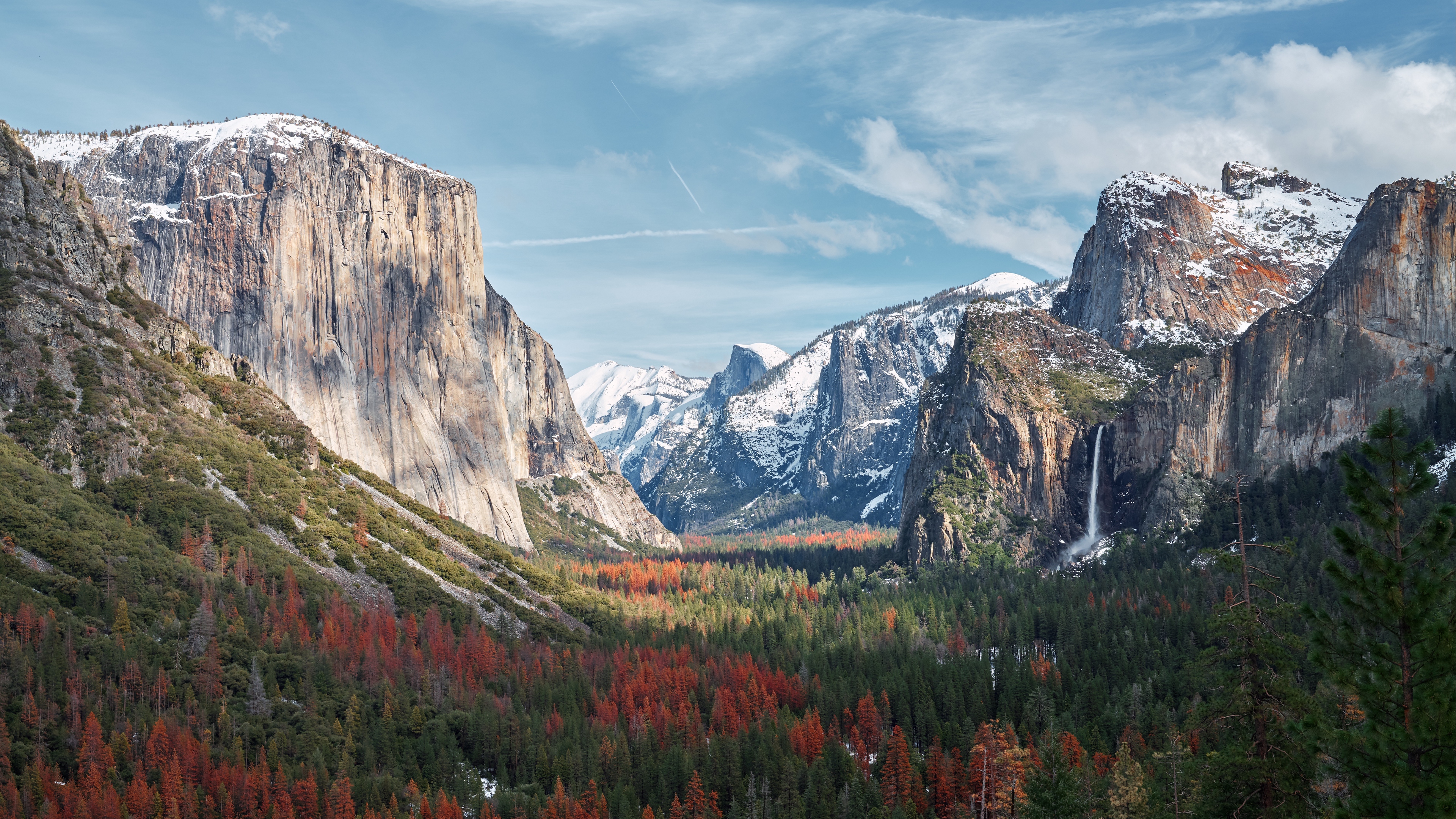Wallpaper Mountains, Trees, Mountain Landscape, Yosemite - Yosemite National Park, Yosemite Valley - HD Wallpaper 