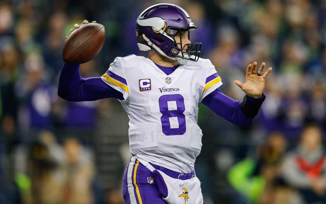 Vikings-seahawks Betting Preview &amp - Kirk Cousins - HD Wallpaper 