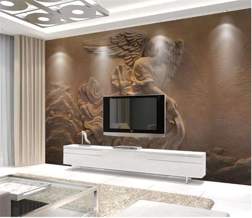 3d Entertainment Wall Paper Design - HD Wallpaper 