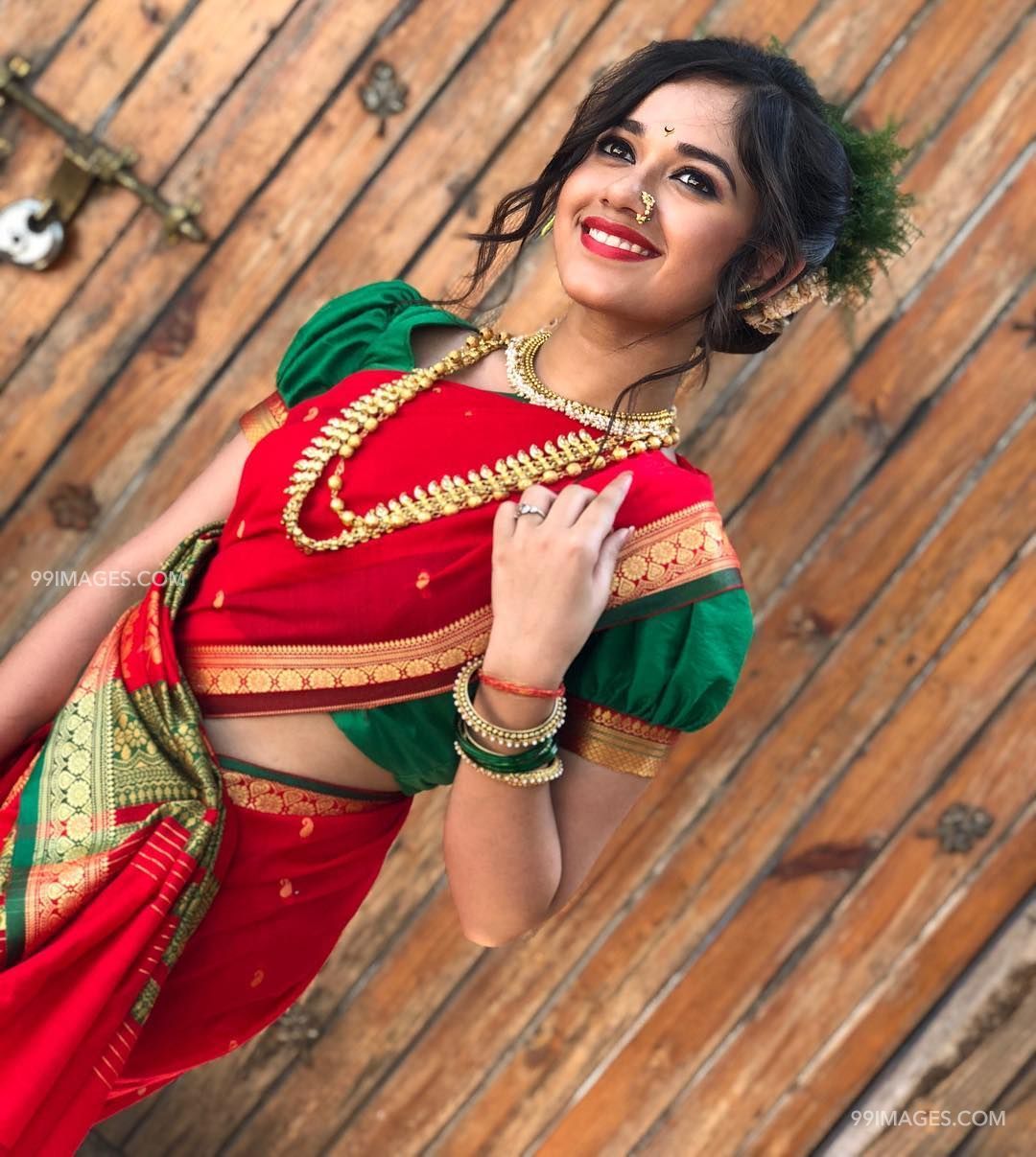 Jannat Zubair Rahmani Beautiful Hd Photos & Mobile - Jannat Zubair In Saree - HD Wallpaper 