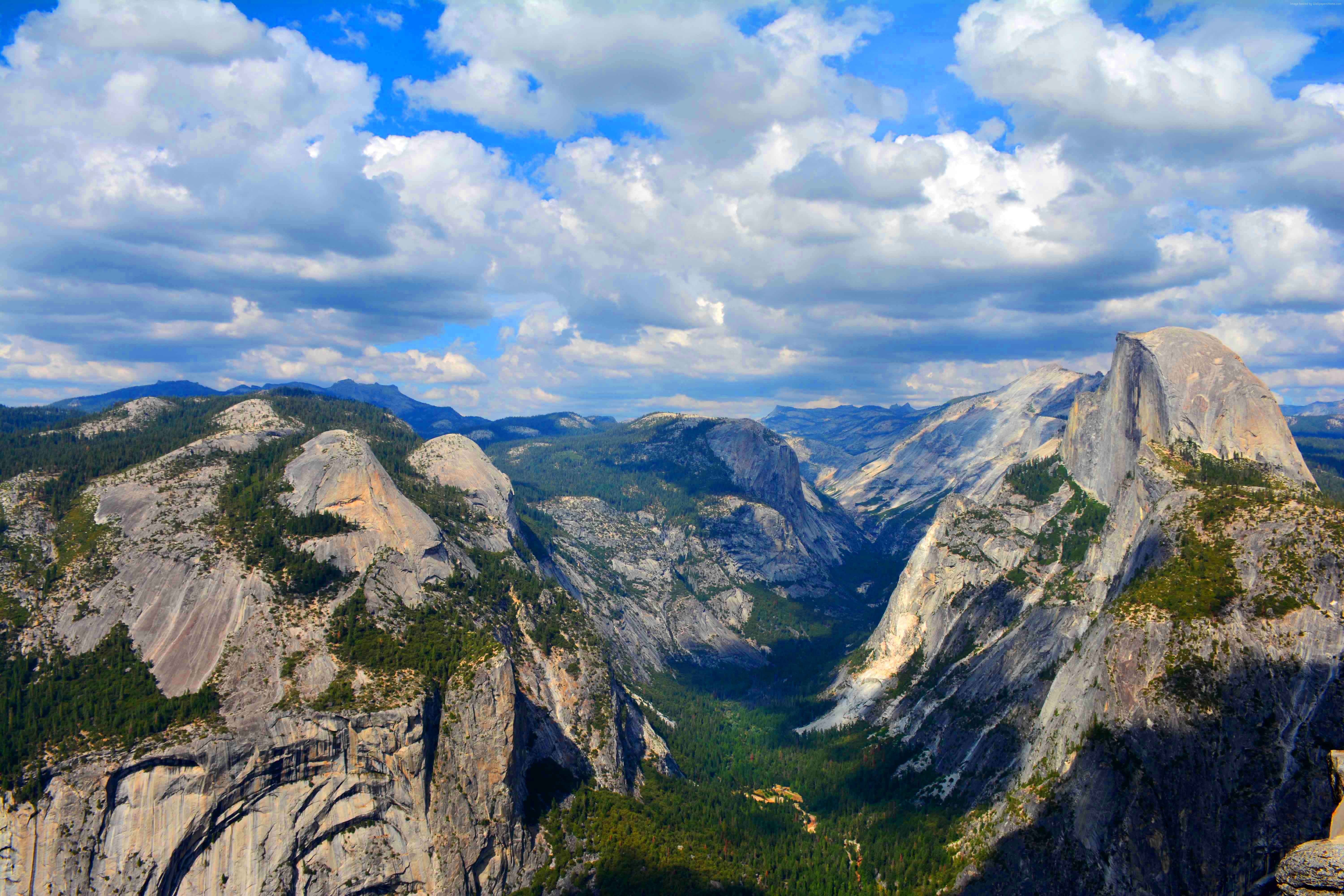 Yosemite National Park, Half Dome - HD Wallpaper 