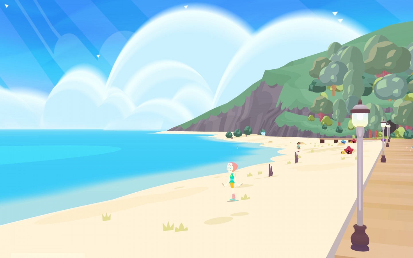 Save The Light, Beach - Steven Universe Save The Light Beach - HD Wallpaper 