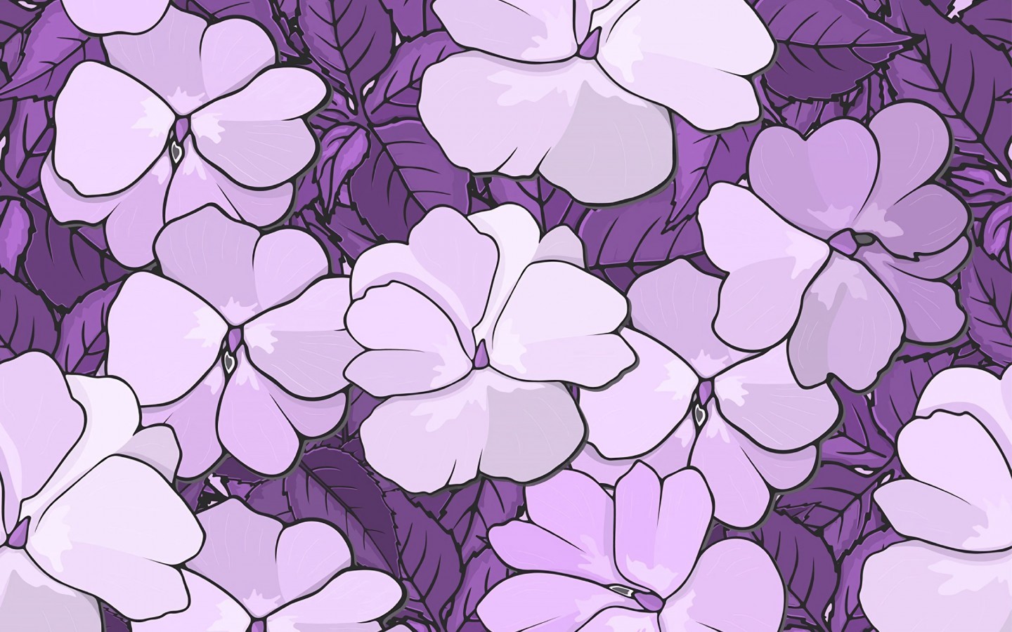 Flower Pattern, Texture, Digital Art - Flower - HD Wallpaper 