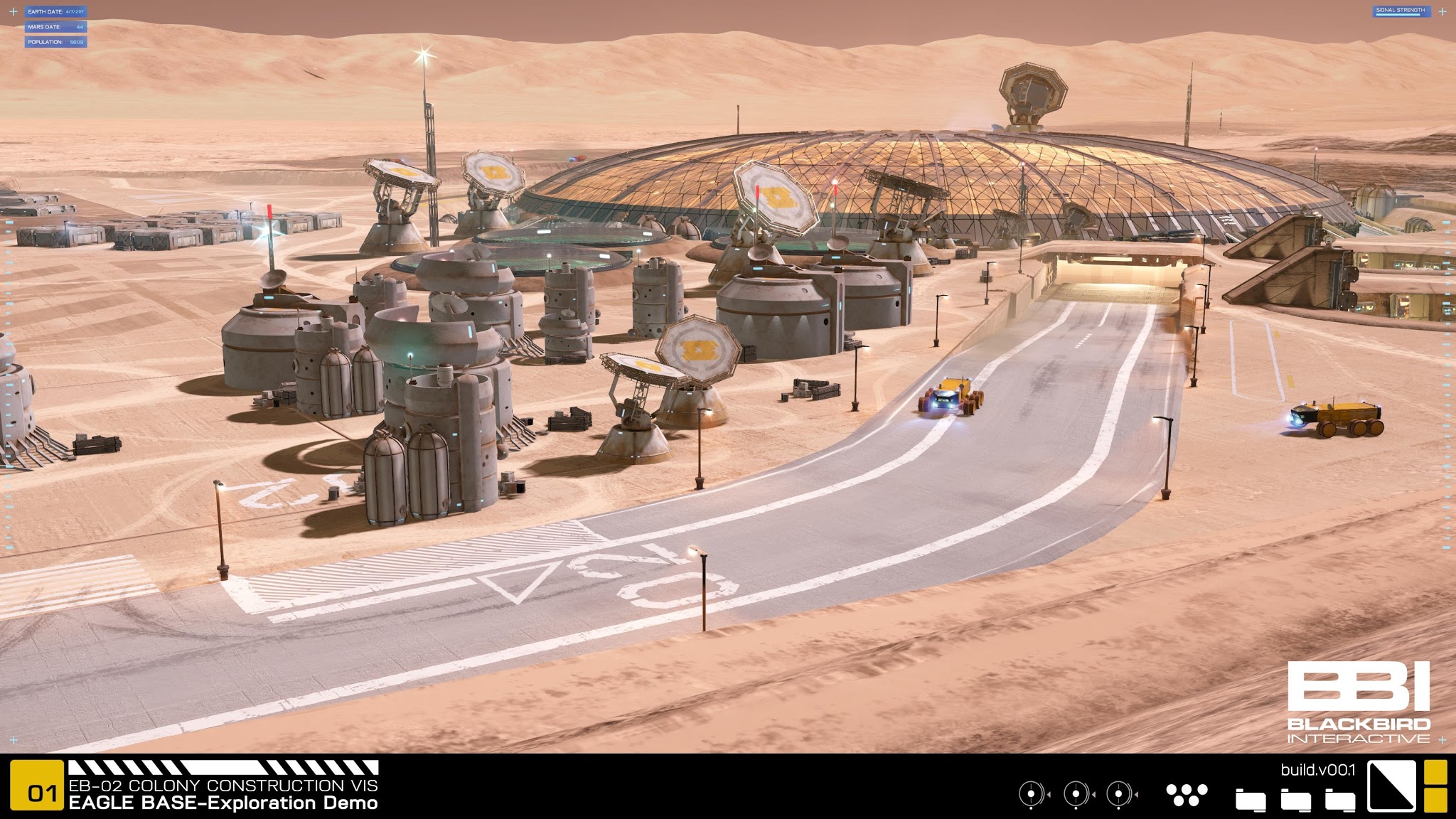Project Eagle Mars Base By Blackbird Interactive, Nasa - Mars Nasa Base - HD Wallpaper 
