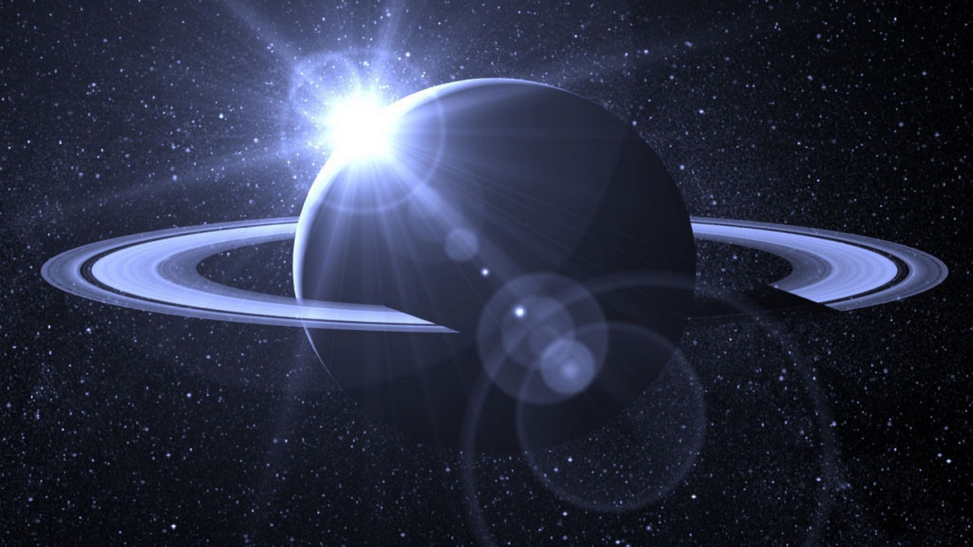 Space Saturn - HD Wallpaper 