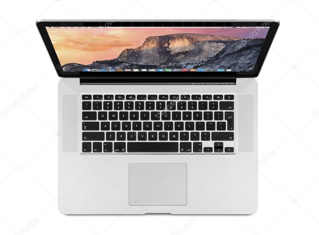 Macbook Pro Top View - HD Wallpaper 