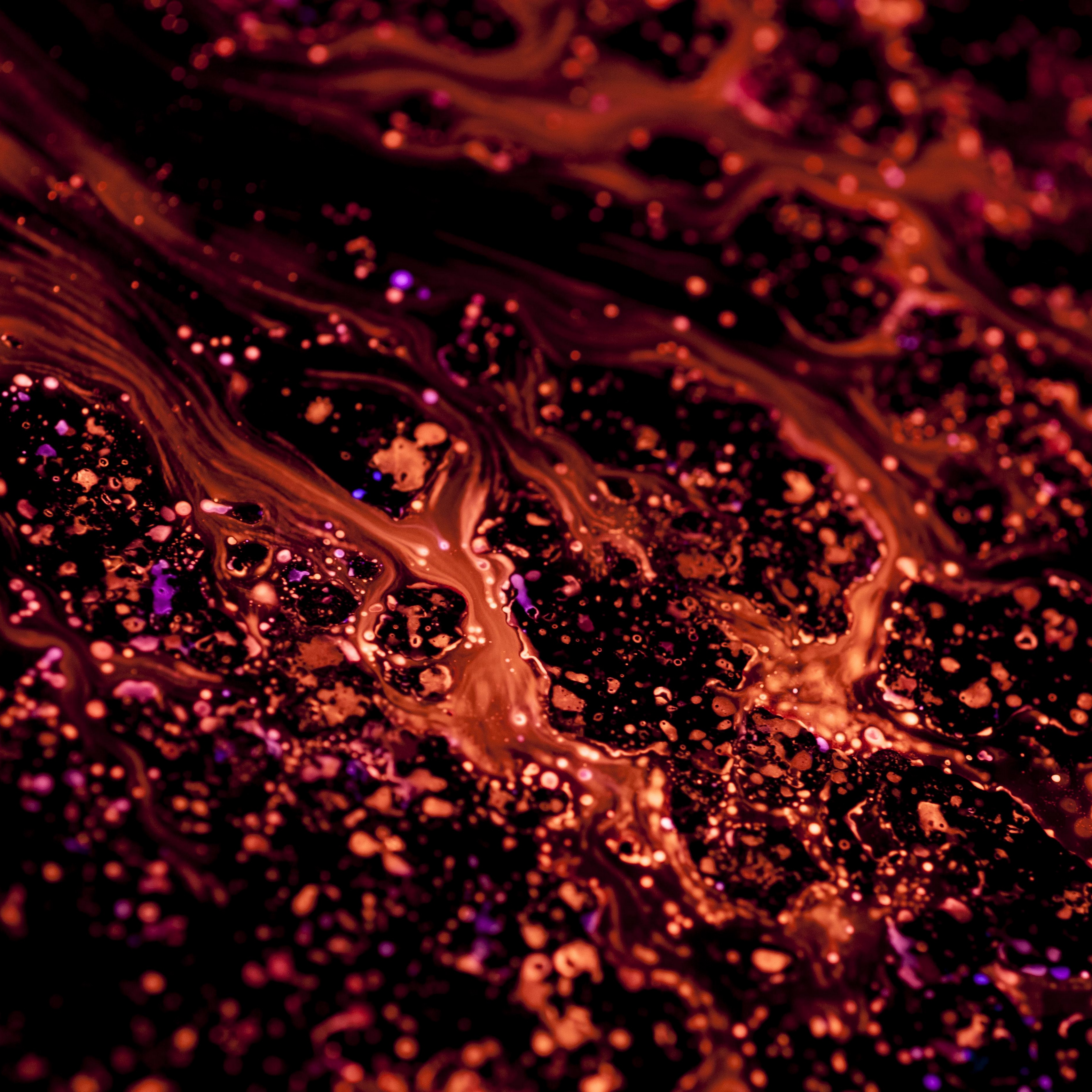 Wallpaper Paint, Liquid, Stains, Macro, Red - Liquid Retina Background - HD Wallpaper 