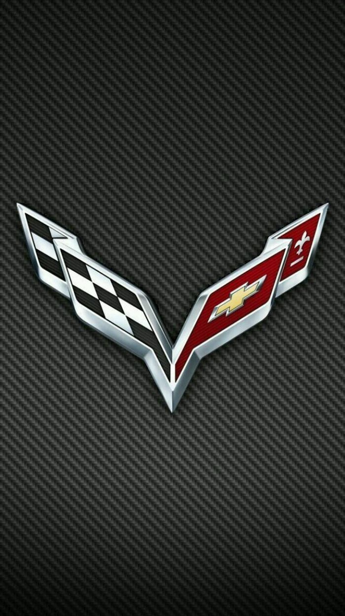 Carbon Fiber Corvette Logo - HD Wallpaper 