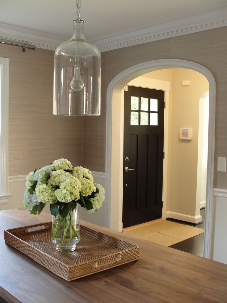 Grasscloth Black Doors - HD Wallpaper 