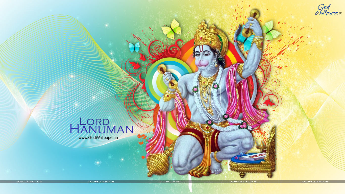 Lord Hanuman Wallpapers Hd For Desktop - 1366x768 Wallpaper 