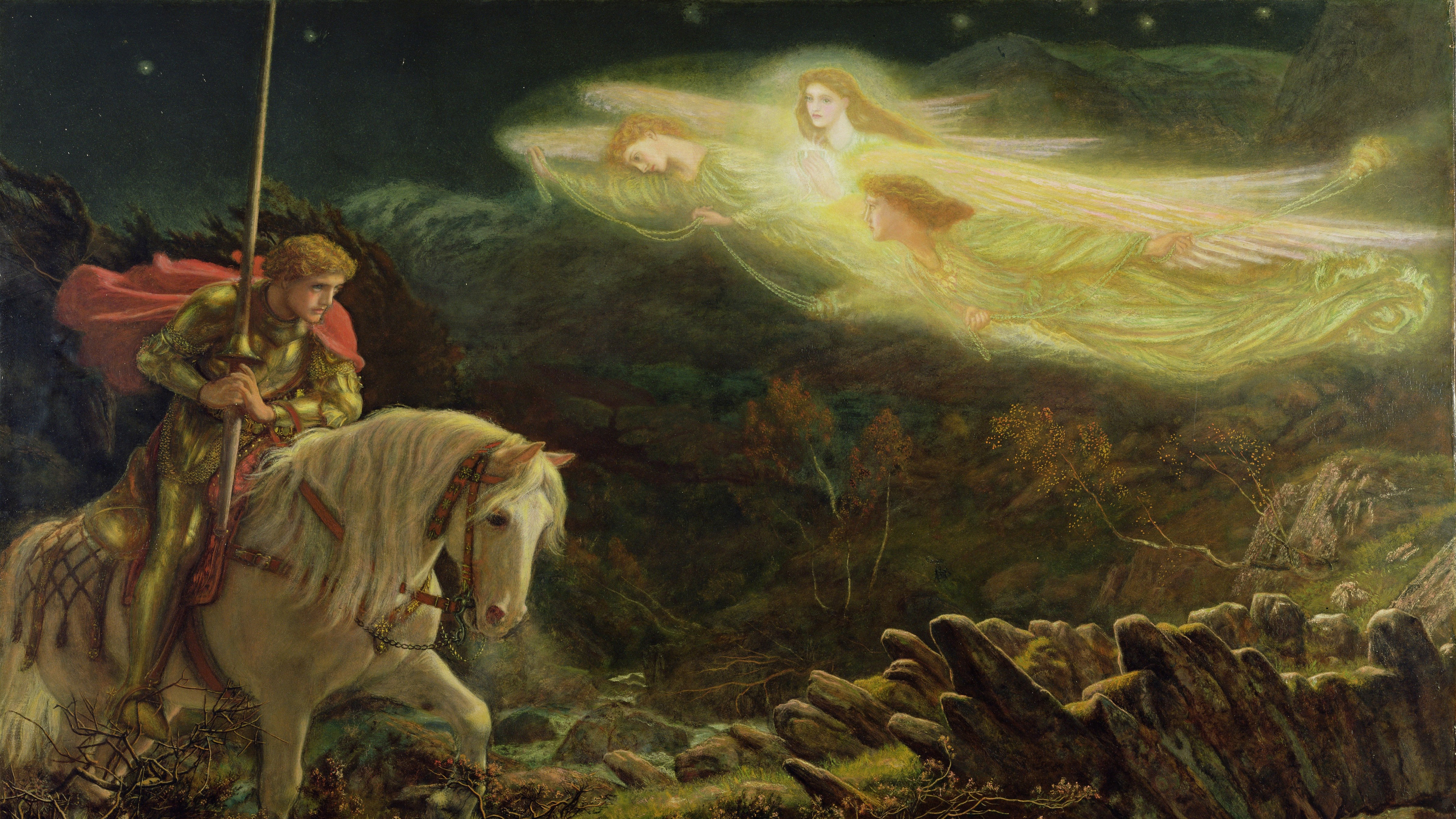 Heaven 4k Wallpaper - Sir Galahad - HD Wallpaper 
