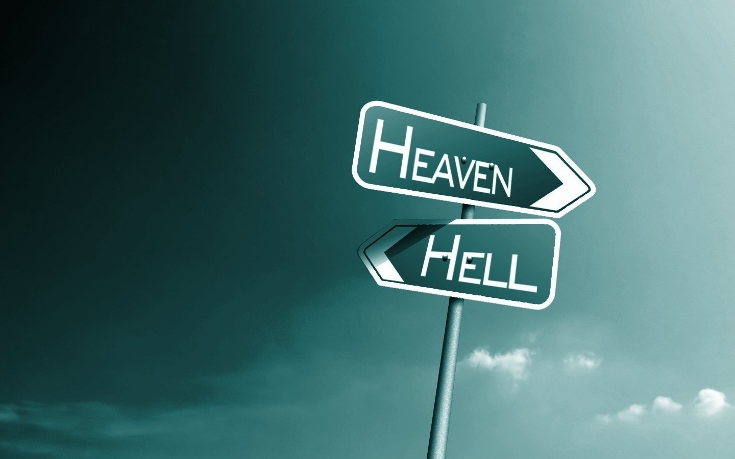 Heaven And Hell Rock - HD Wallpaper 