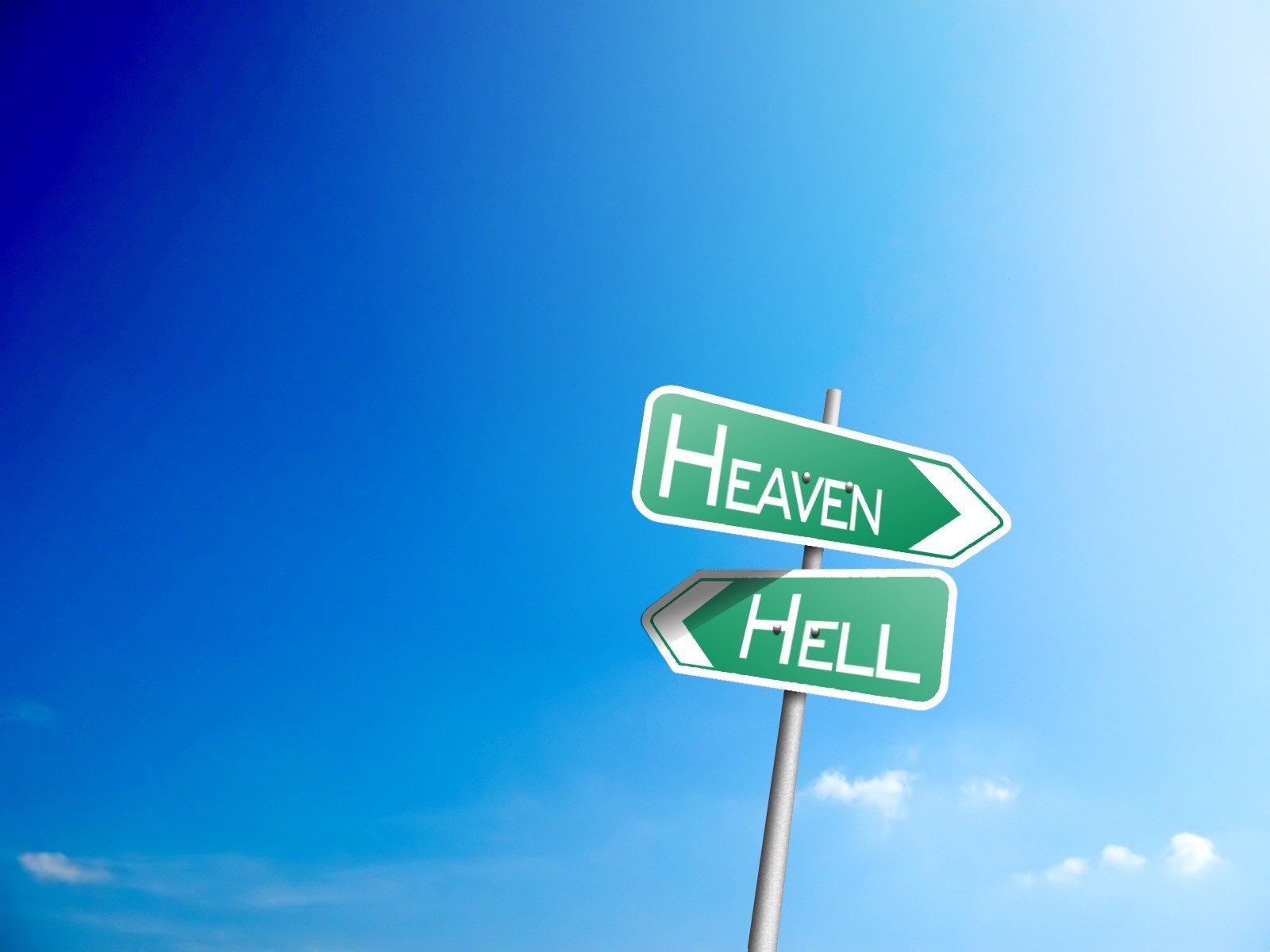 Wallpaper - Heaven And Hell - HD Wallpaper 