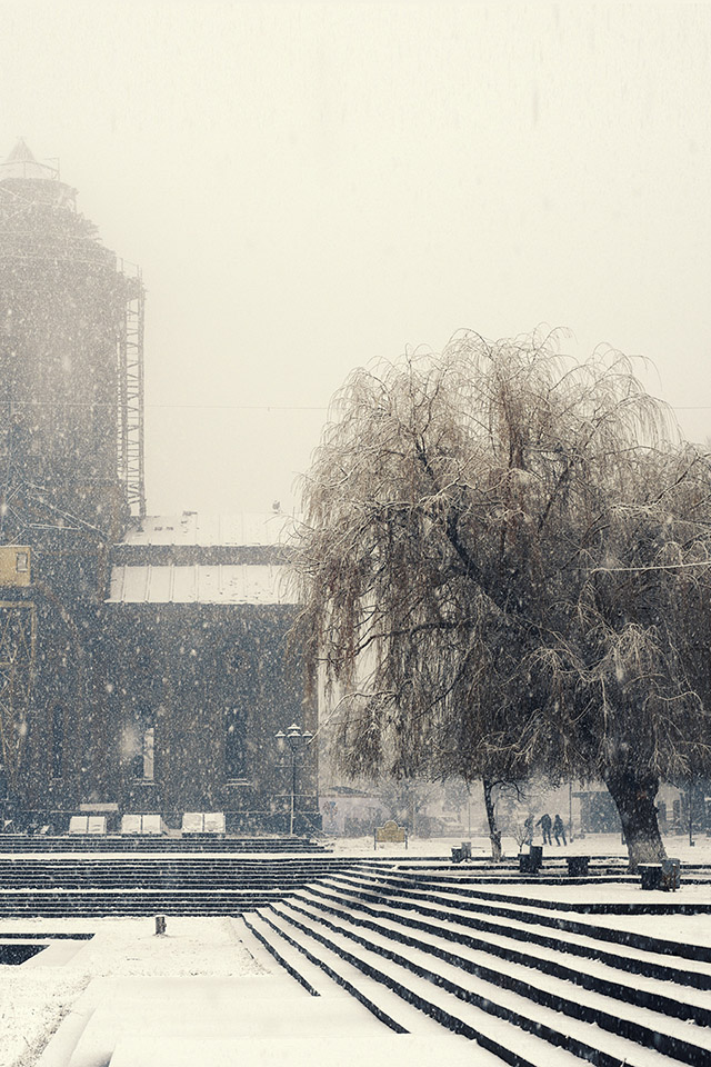 Com Apple Wallpaper Armenia-gyumri Iphone4 - Snow - HD Wallpaper 