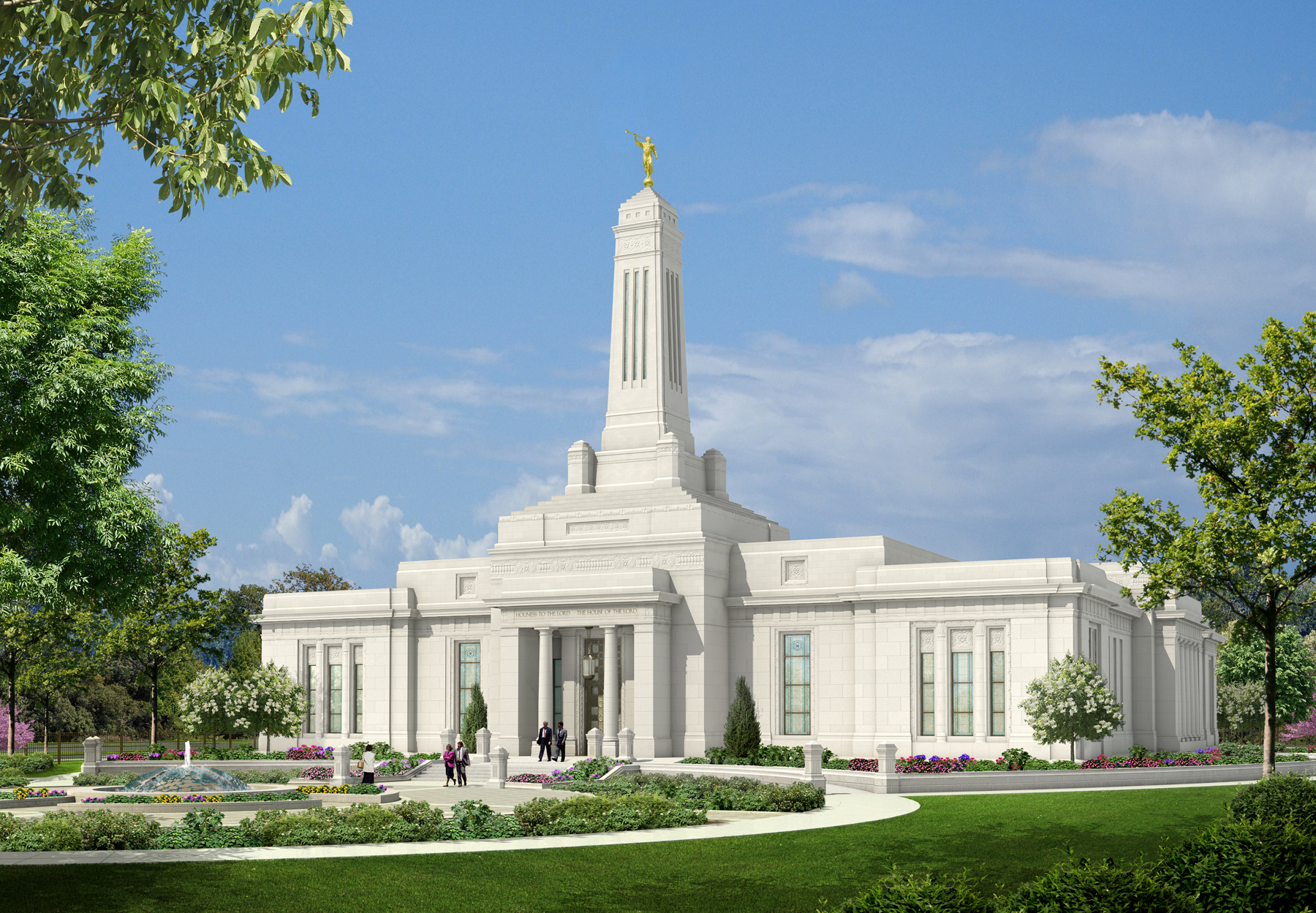 Indiana Mormon Temple - HD Wallpaper 