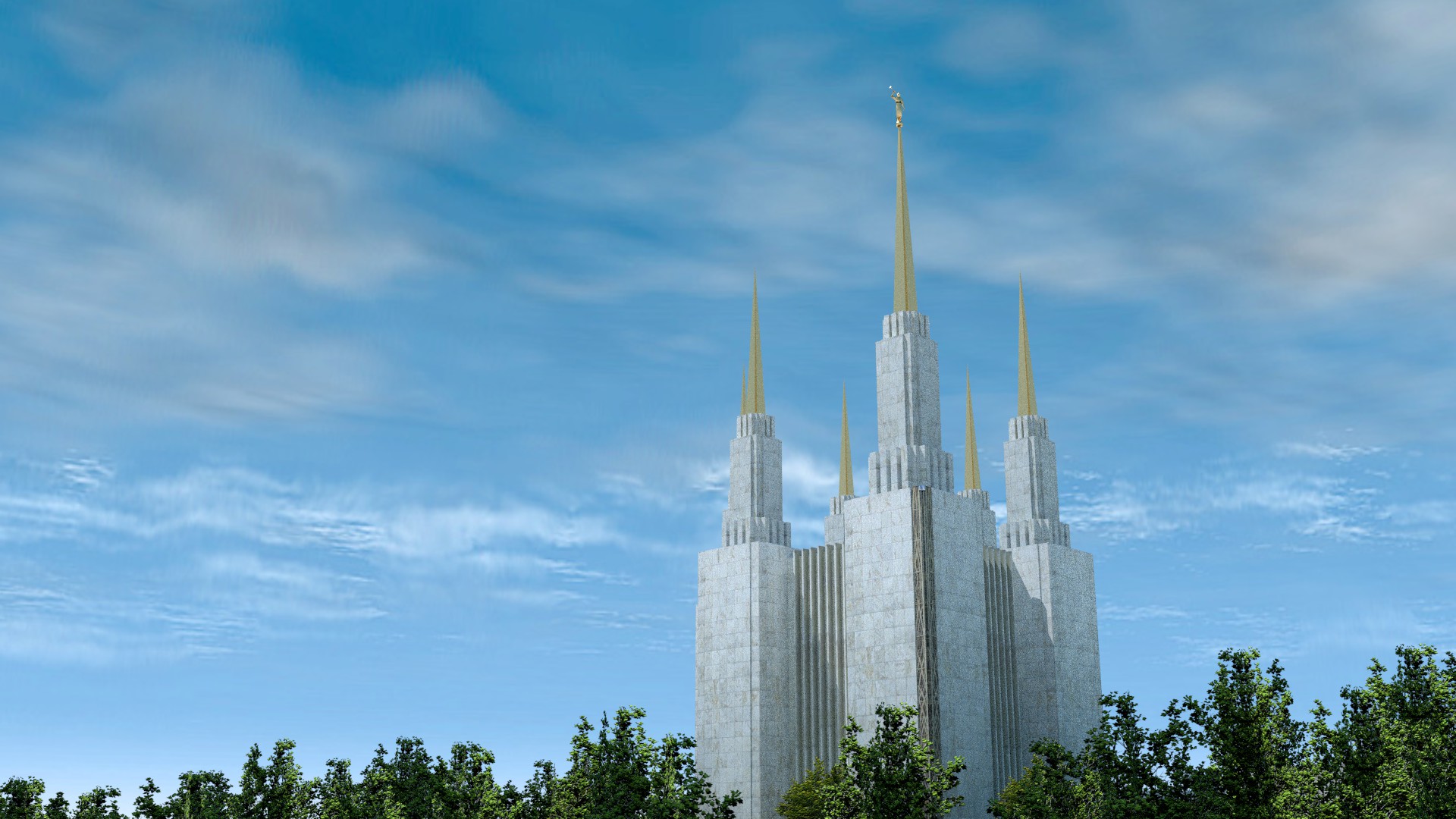 Washington Dc Temple - HD Wallpaper 