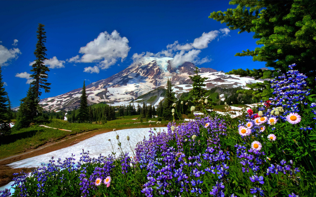 Spring Mountains - HD Wallpaper 