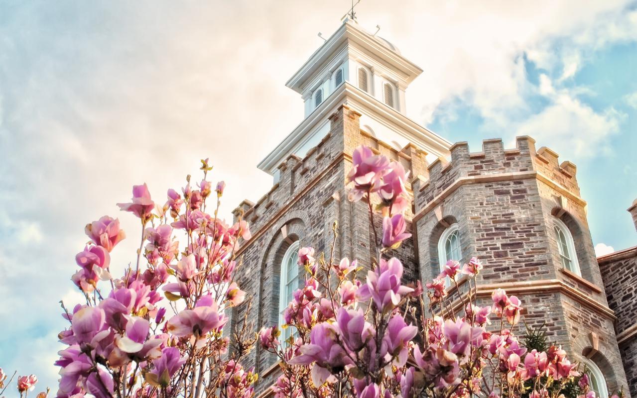 Lds Temple Logan - HD Wallpaper 