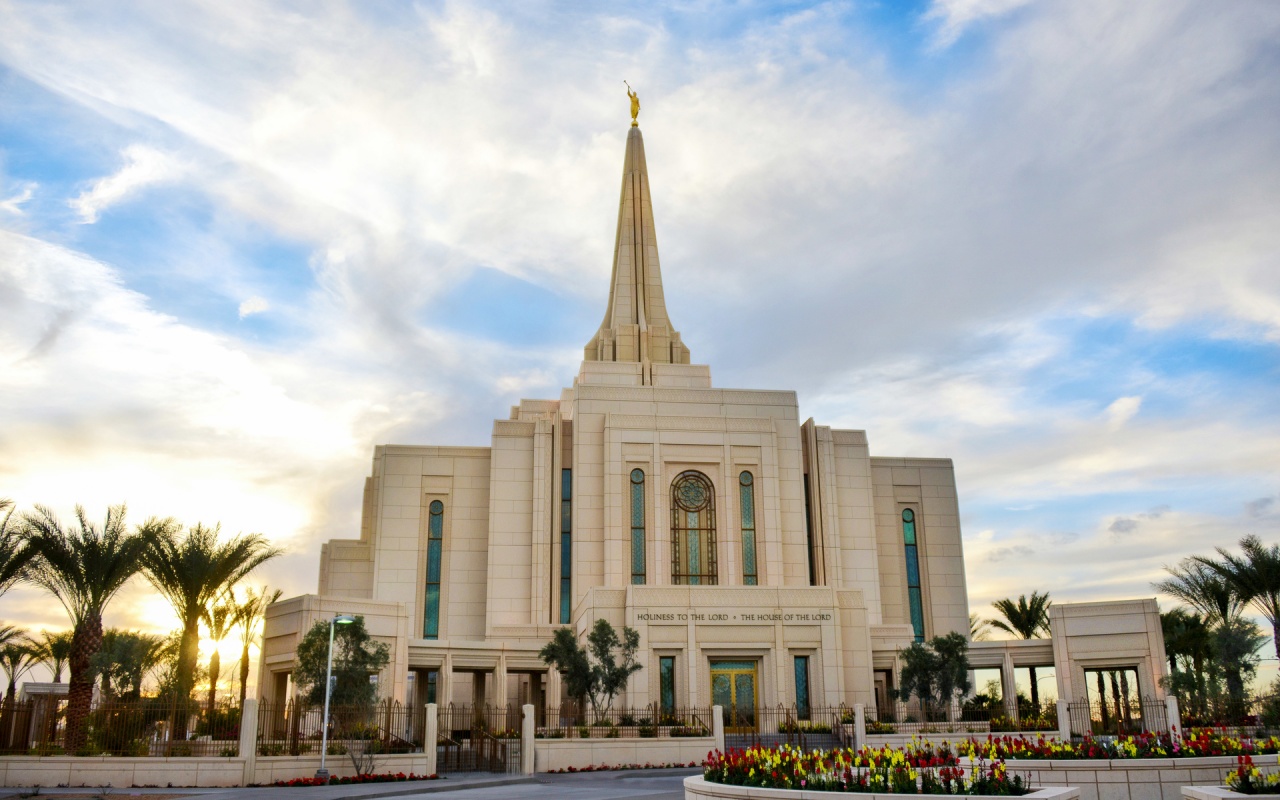 Lds Temple Mesa Az Christmas Lights - Mormon Temple Gilbert Az - HD Wallpaper 