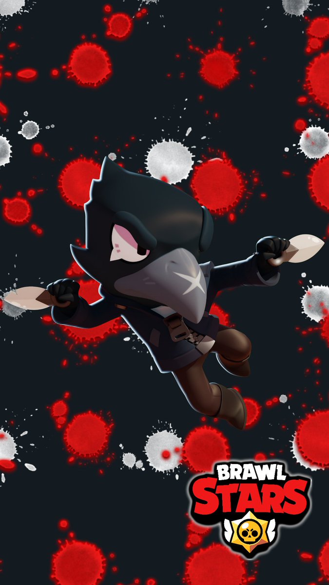 Brawl Stars Wallpaper Crow 675x1200 Wallpaper Teahub Io - art phoenix crow brawl stars wallpaper