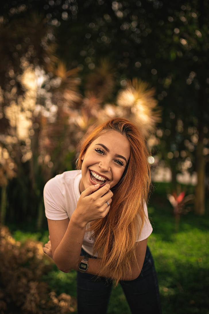 Milena Dias, Redhead, Freckles, Smile, Noah Carvalho, - Girl - HD Wallpaper 
