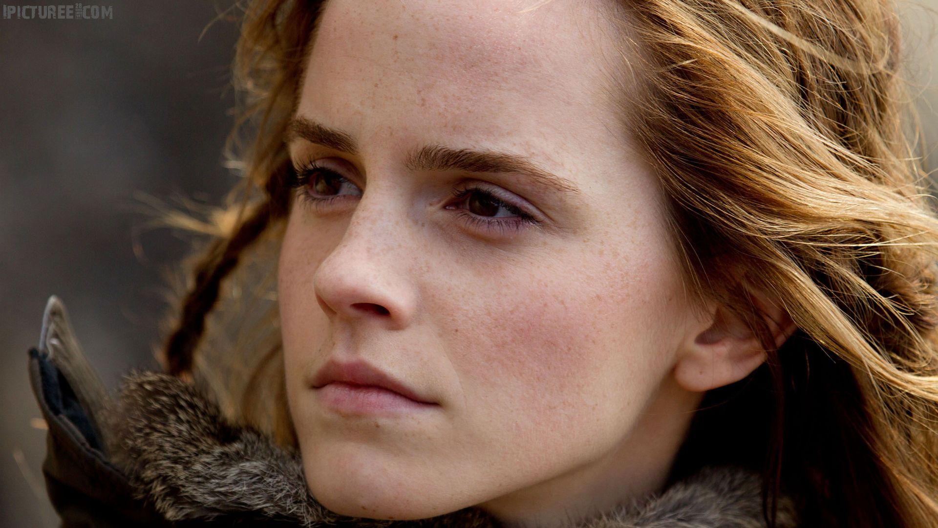 Emma Watson Noah Close Up - Emma Watson Face Closeup - HD Wallpaper 