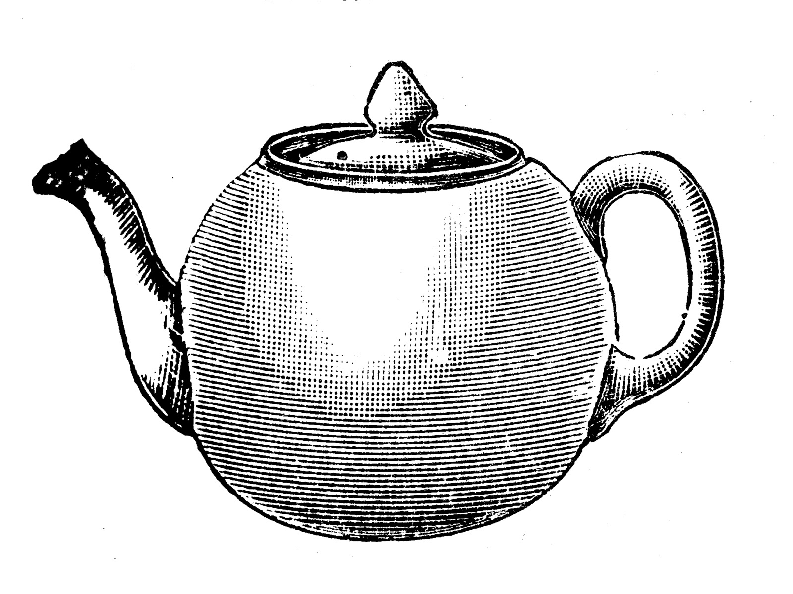 Free Vintage Clip Art Images - Teapot - HD Wallpaper 