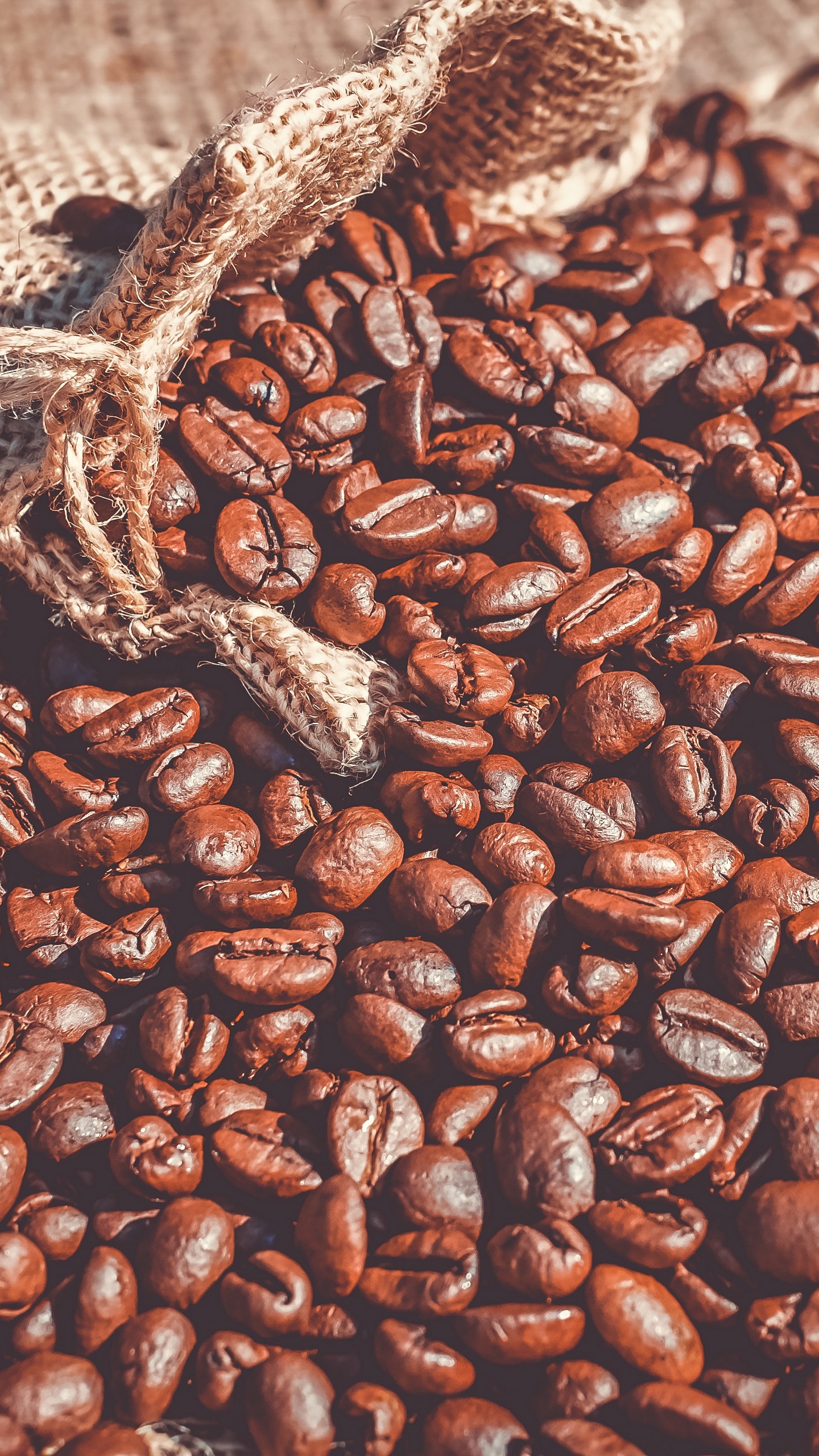 Wallpaper Coffee Beans, Coffee, Bag - Coffee Beans - HD Wallpaper 