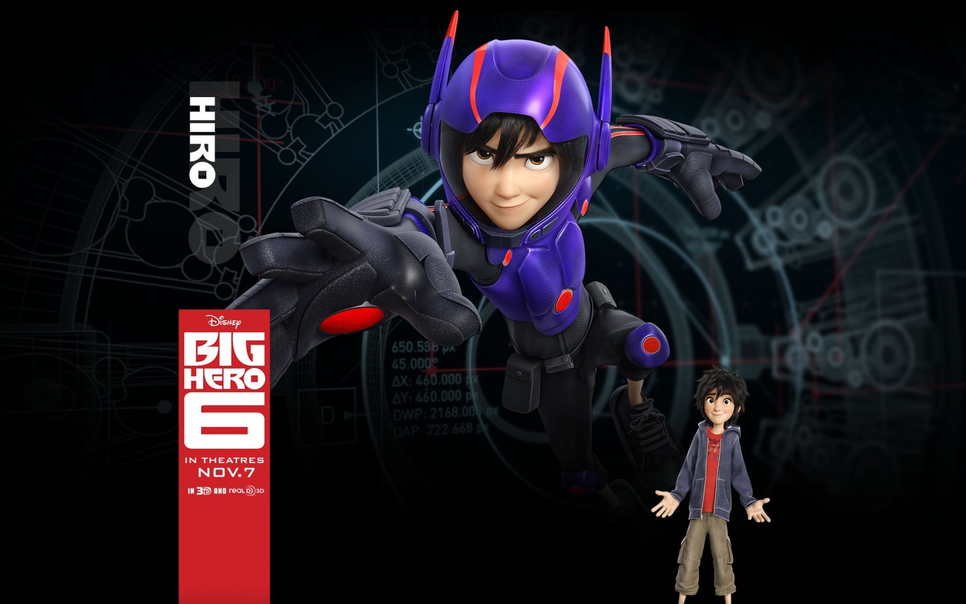 Big Hero 6 Baymax And Hiro - HD Wallpaper 
