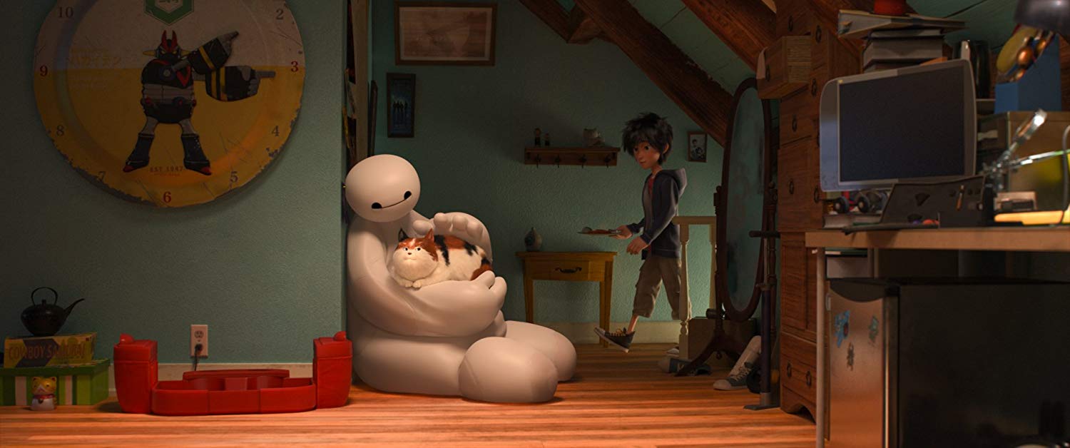 Posterhouzz Movie Big Hero 6 Baymax Hd Wallpaper Background - Big Hero 6 Screen - HD Wallpaper 