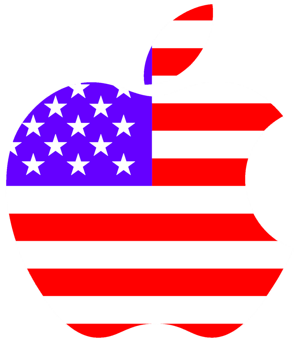 Apple Usa Logo Wallpaper - Thin Blue Line Heart Svg Free - HD Wallpaper 
