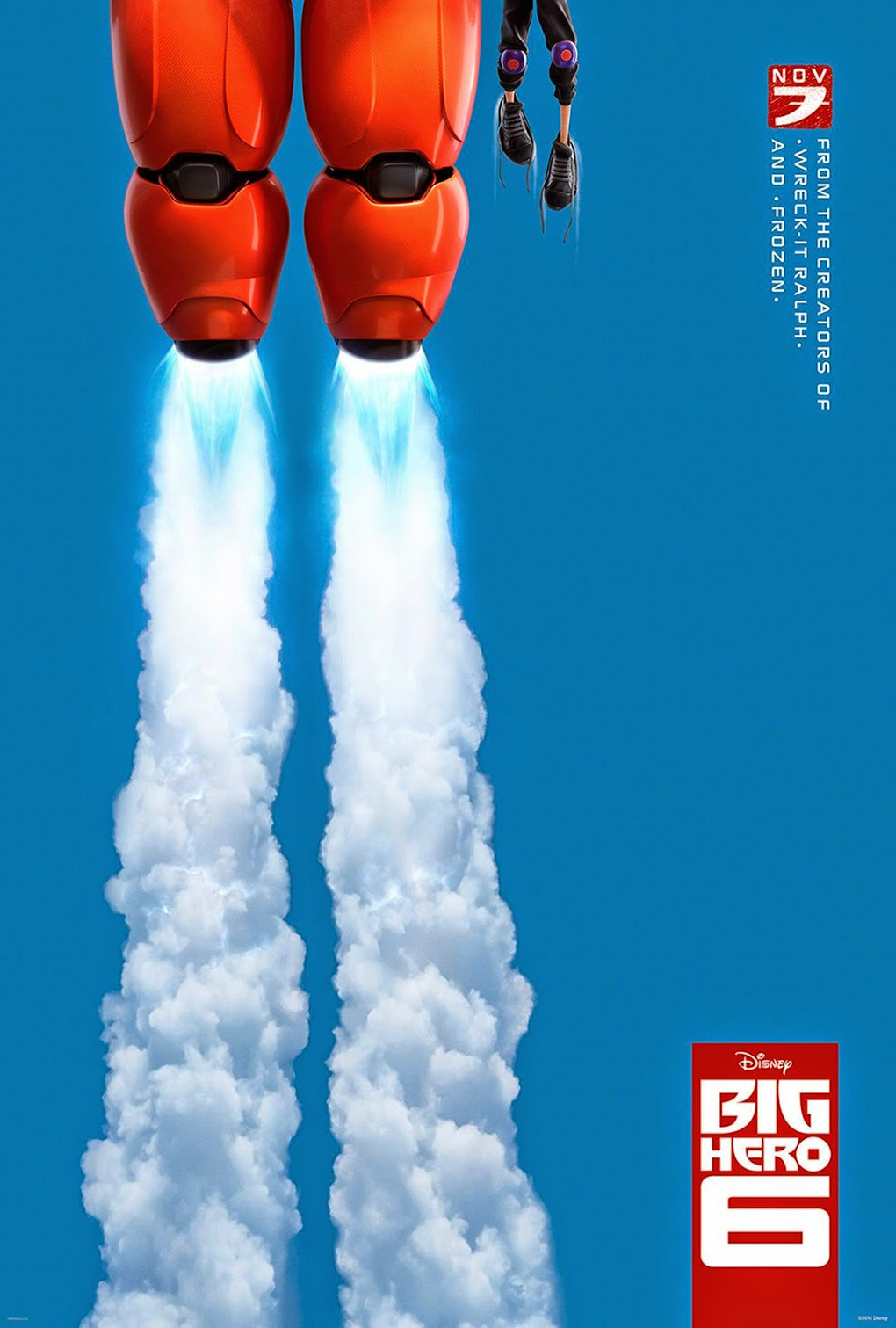 Big Hero 6 Official Movie Poster - HD Wallpaper 