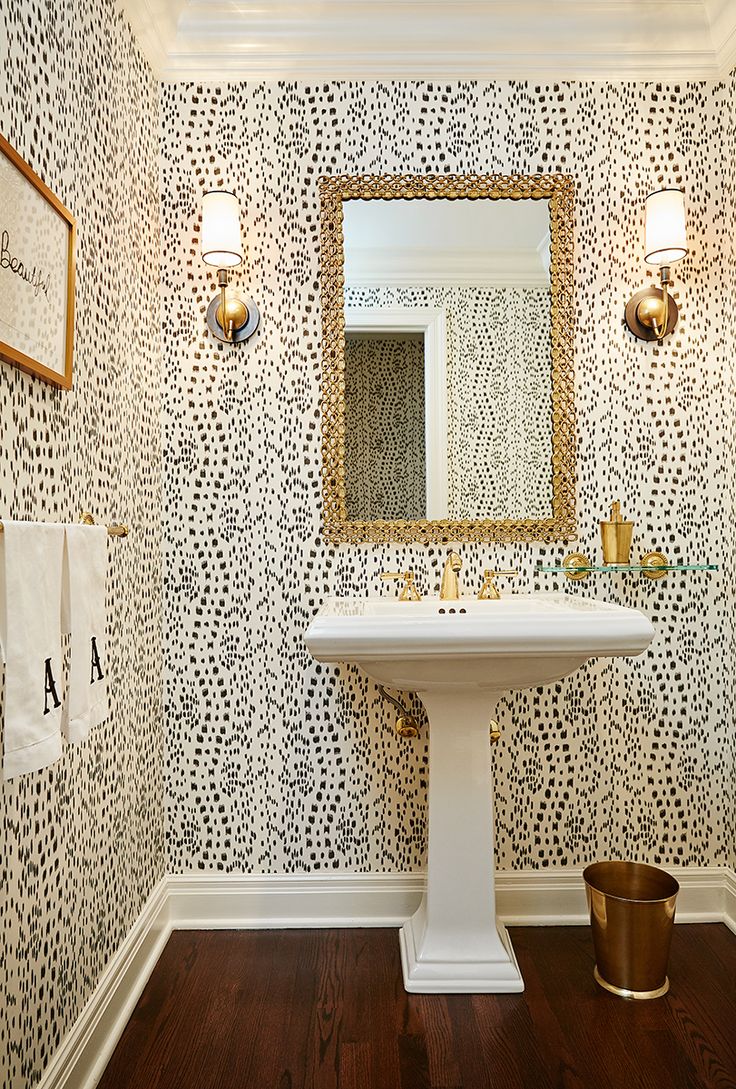 Thibaut Wallpaper Powder Room - HD Wallpaper 