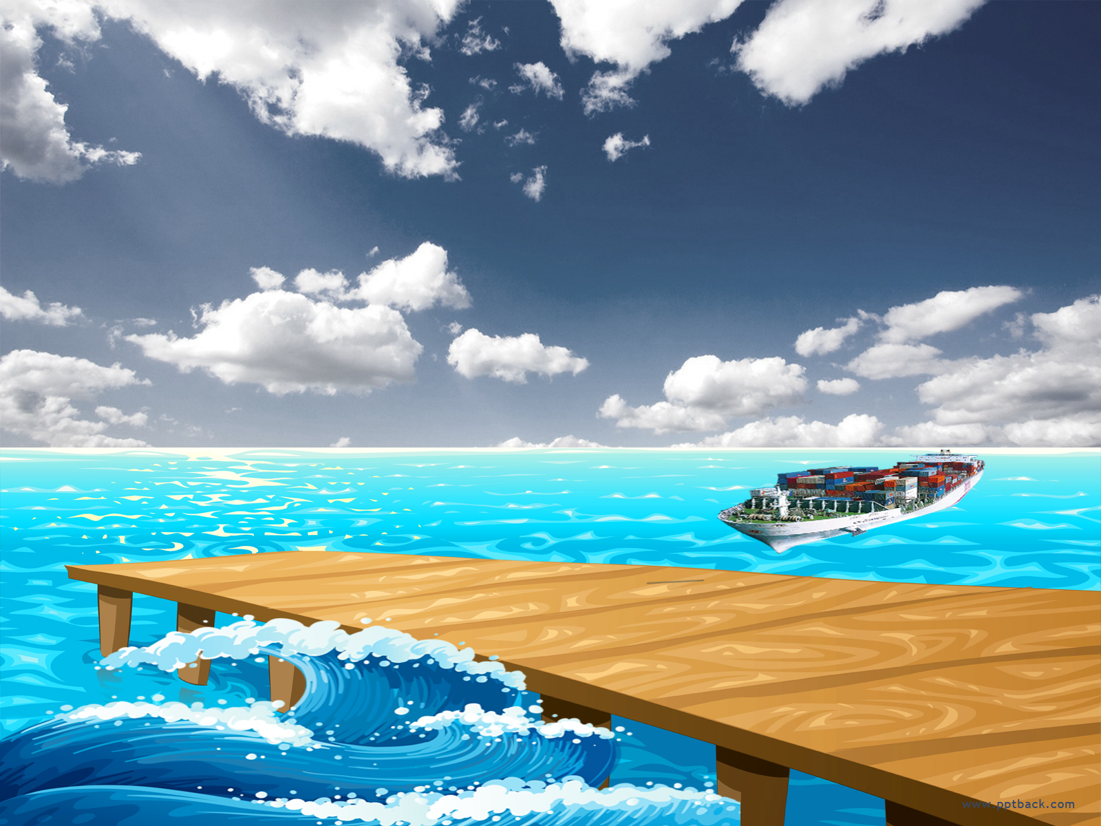 Blue Voyage Backgrounds - Clouds With Green Fields - HD Wallpaper 