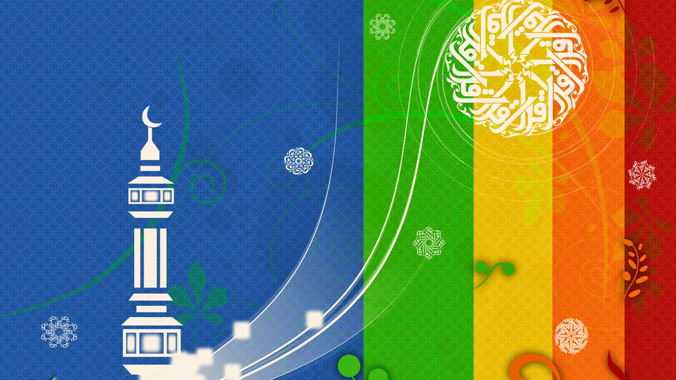 Islamic Full Color Wallpaper - Full Color Islamic Background - HD Wallpaper 