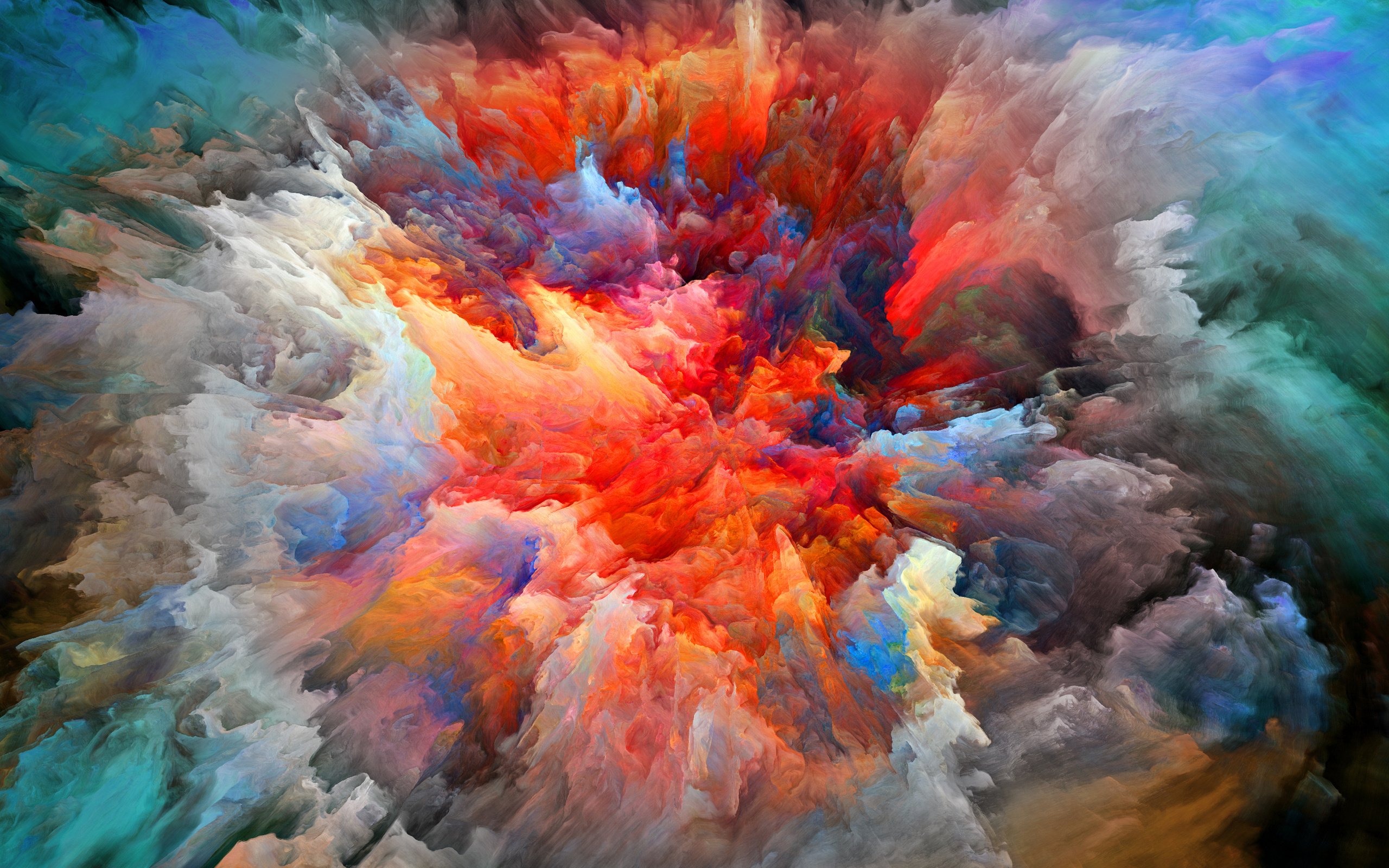 Paint Explosion Background Hd - HD Wallpaper 